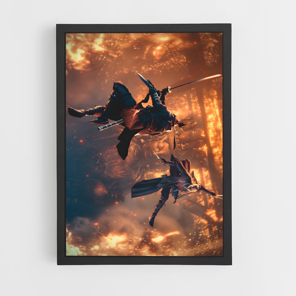Poster L'Homme Papillon – affiche Sekiro (vue 2)